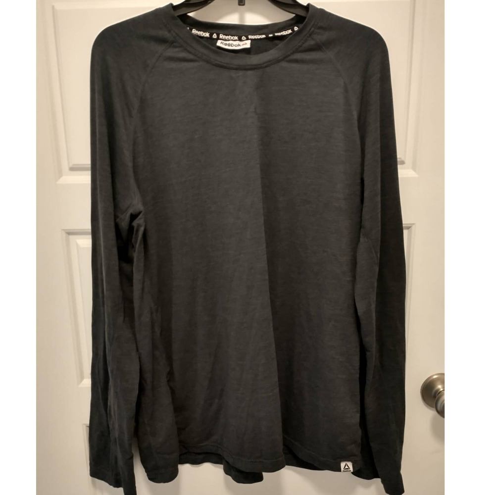 Reebok Long Sleeve Performance Pullover. Men's XL. Gray.
